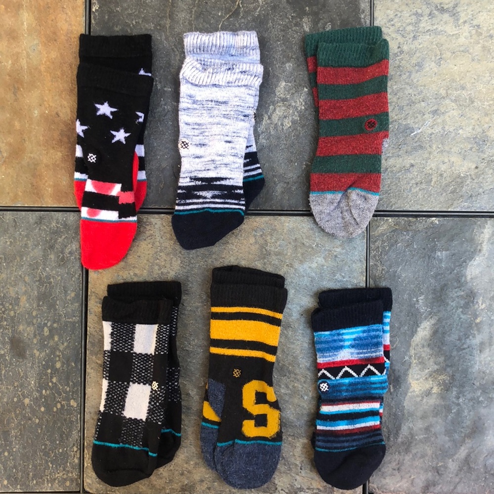 Six (6) Pairs of Stance Baby socks